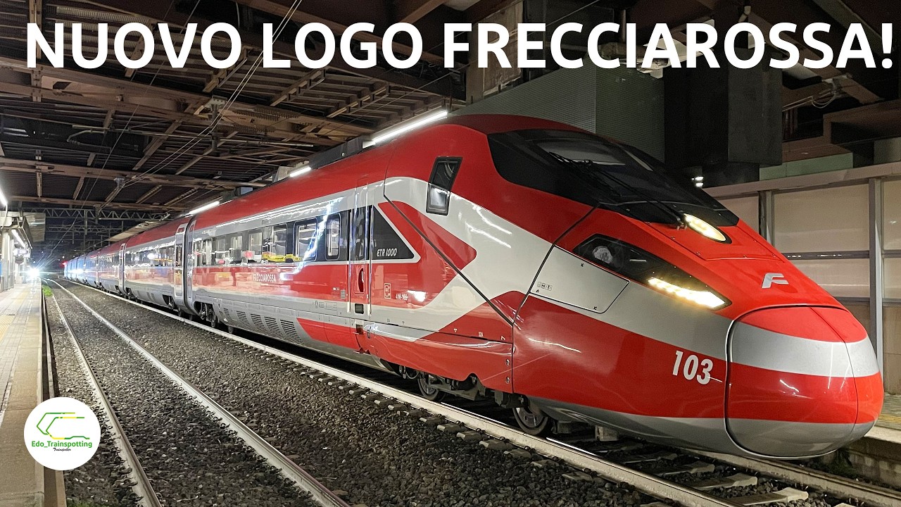 [4K60FPS] IL PRIMO CONVOGLIO A PRESENTARE IL NUOVO MARCHIO ALTA VELOCITÀ FRECCIAROSSA!