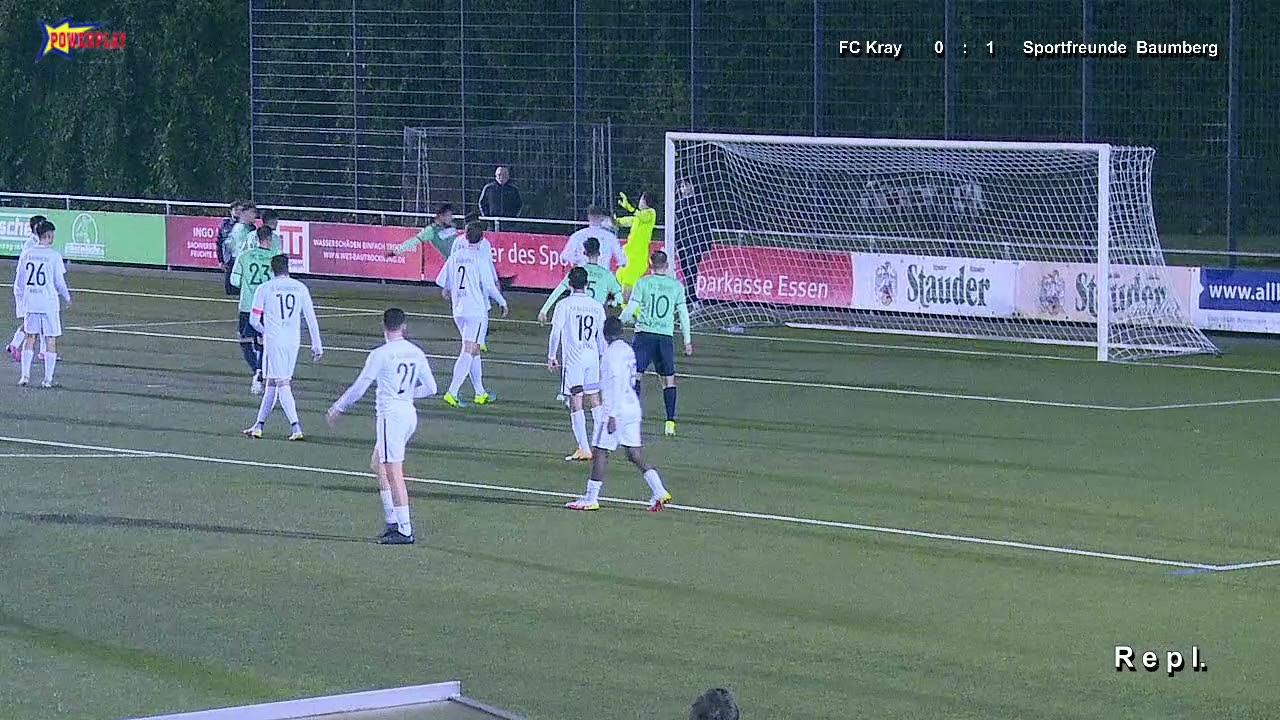 FV N'rh  Oberliga Saison Saison 2021 22 SP6 Nachholspiel FC Kray vs  Spfr Baumberg