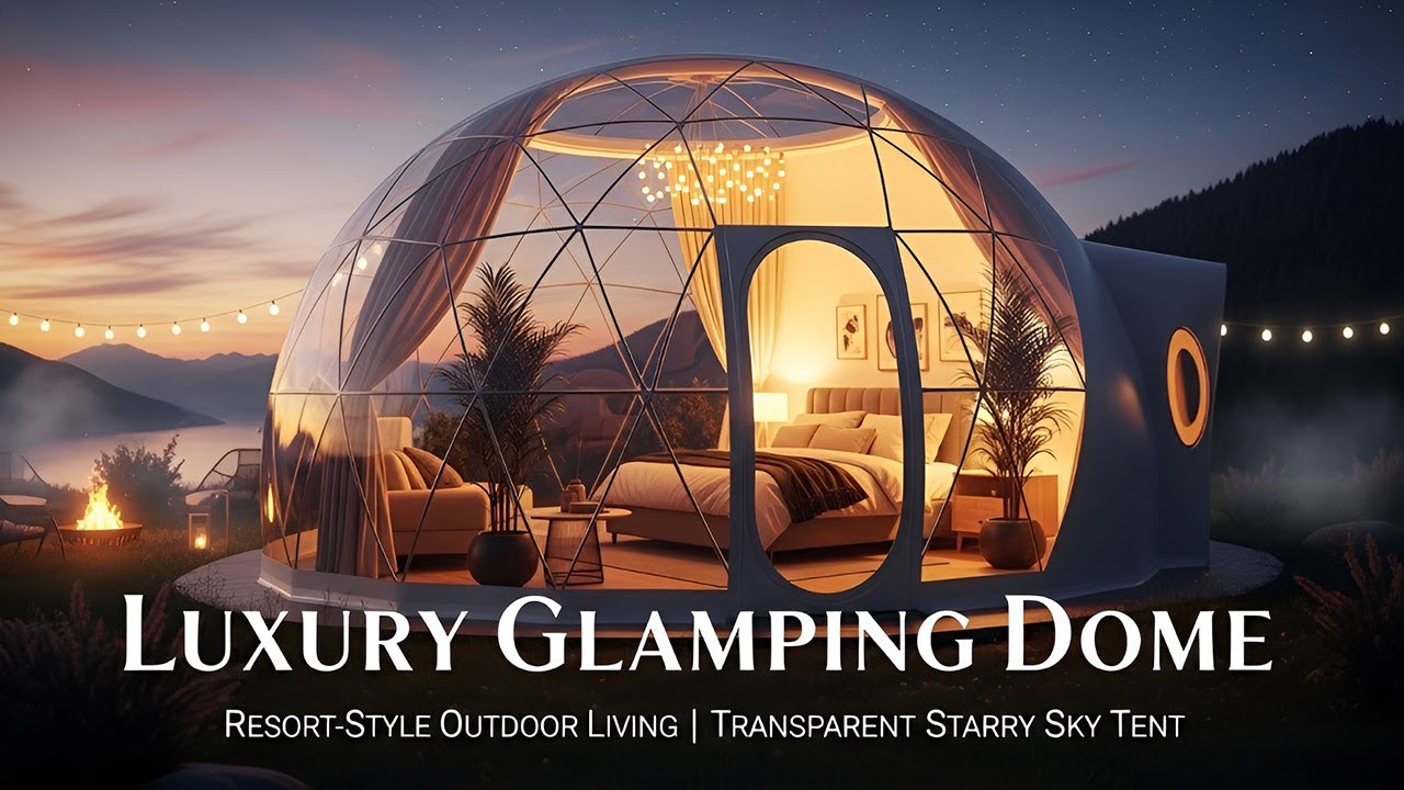 Luxury Dome Tent | Geodesic Resort Escape!