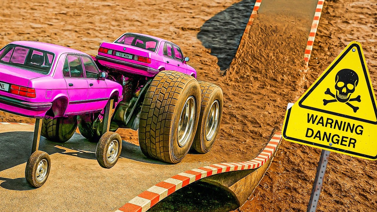 small & big wheels vs off road challenges in GTA 5