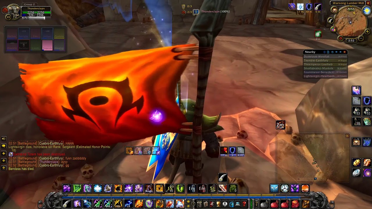 Classic WoW 39 Twink Elemental Shaman PvP