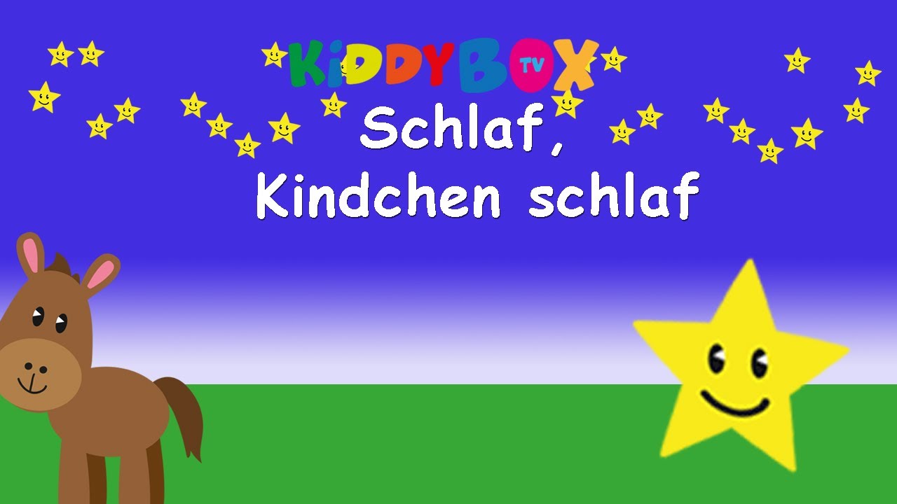 Schlaf, Kindlein schlaf - Kinderlieder zum Mitsingen - (KIDDYBOX.TV)