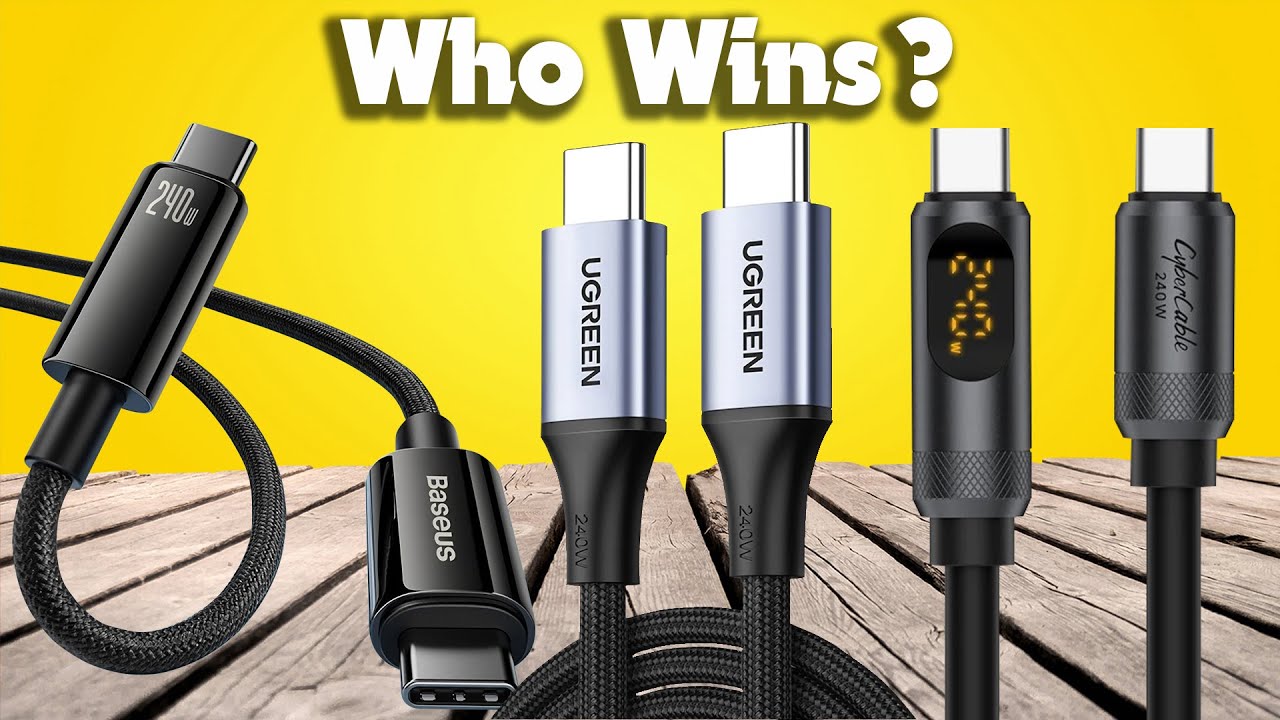 Лучший USB-кабель Type-C мощностью 240 Вт | Кто же победитель №1?