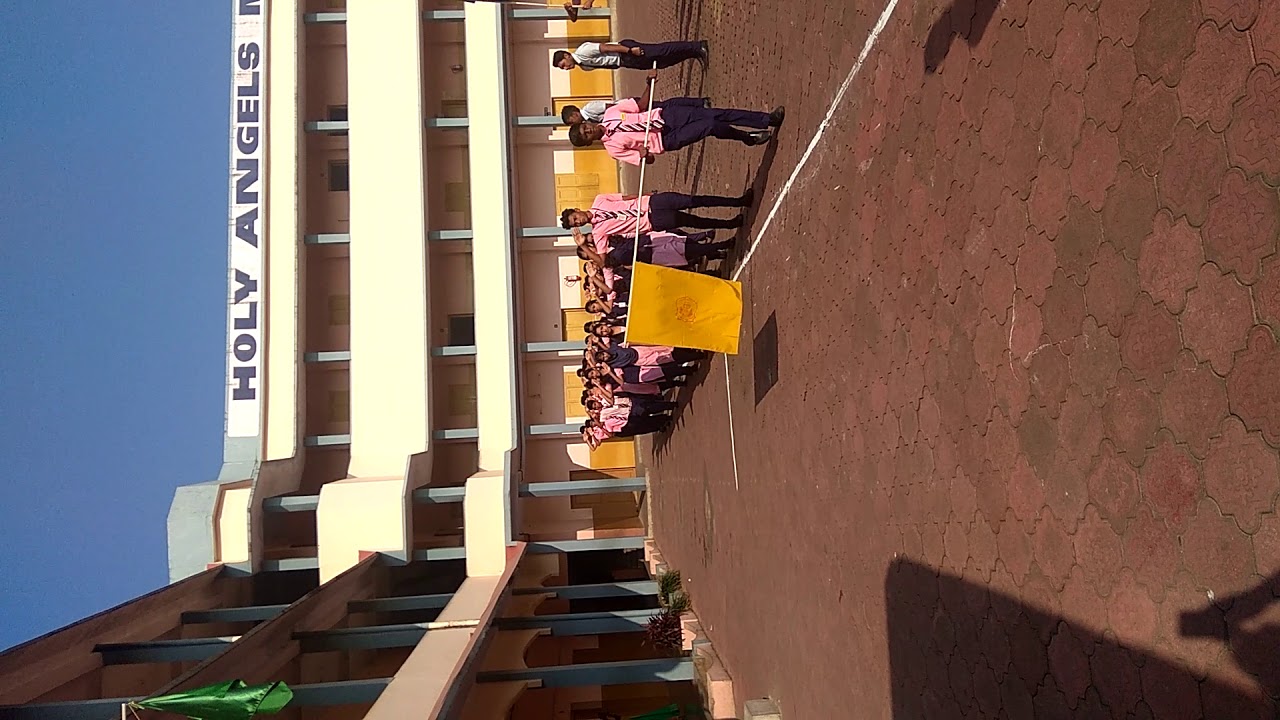 Republic day parade::Holy Angels Model School, Pathanamthitta