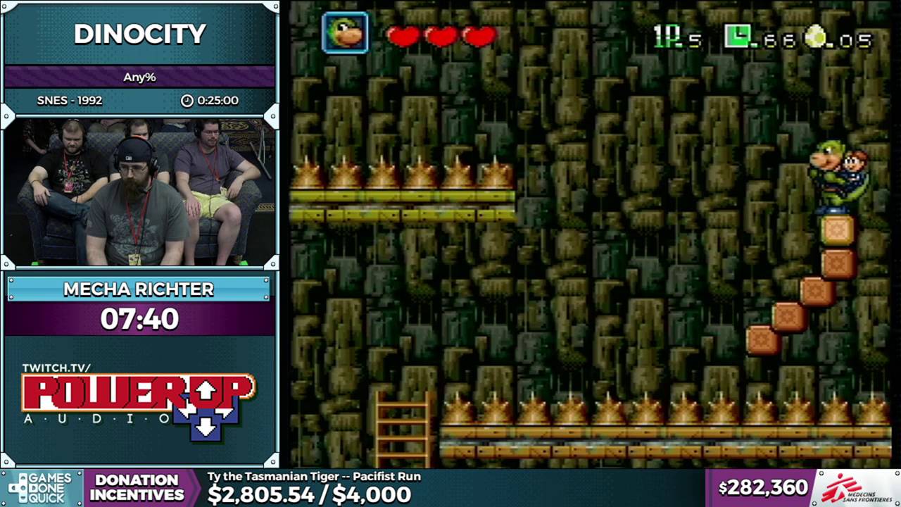 DinoCity by Mecha Richter in 0:22:56 - SGDQ2016 - Part 73