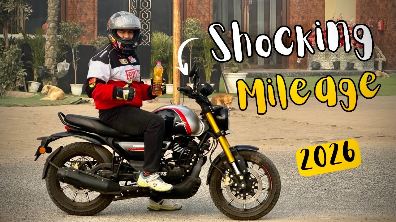 Shocking Mileage of TVS RONIN 225 😱