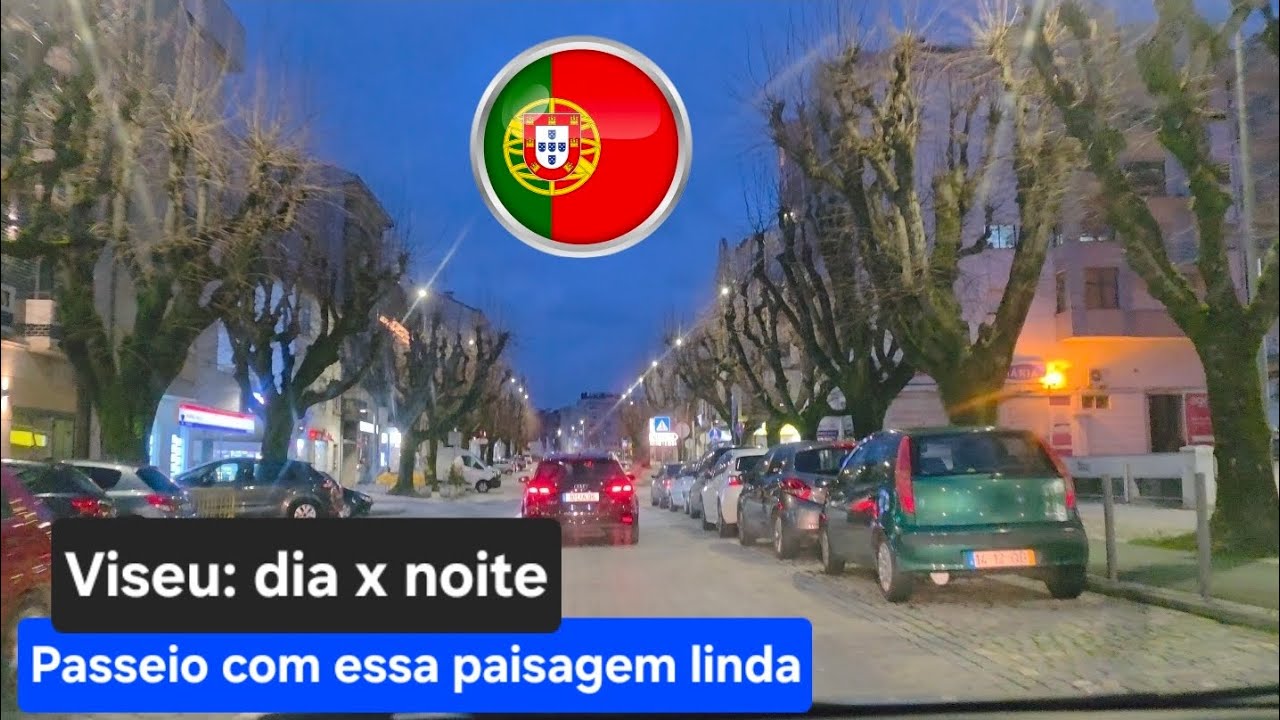​A estrada para Viseu: A luz do dia vs. O brilho da noite