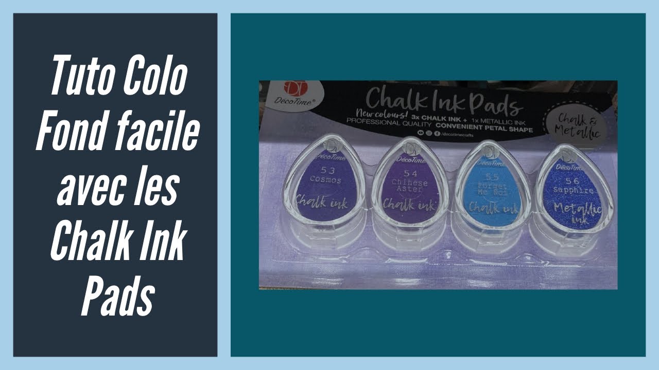Tuto Colo Fond Facile aux Chalk Ink Pads