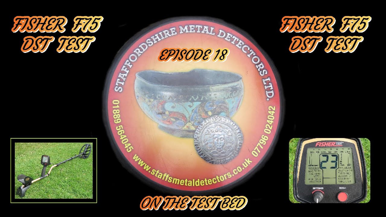 FISHER F75 DST METAL DETECTOR TEST