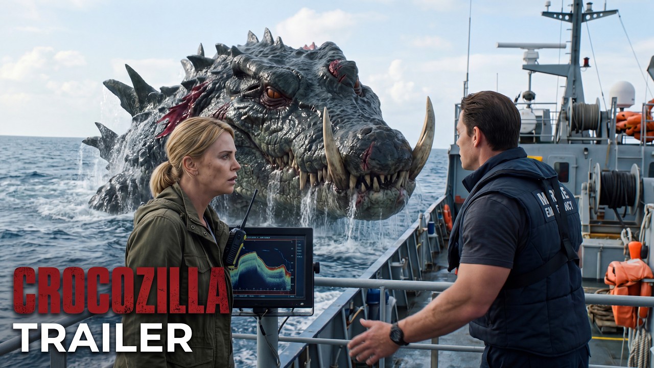 Crocozilla (2027) &mdash; Мэтт Дэймон, Шарлиз Терон, Джон Сина | Концепт-трейлер игрового фильма