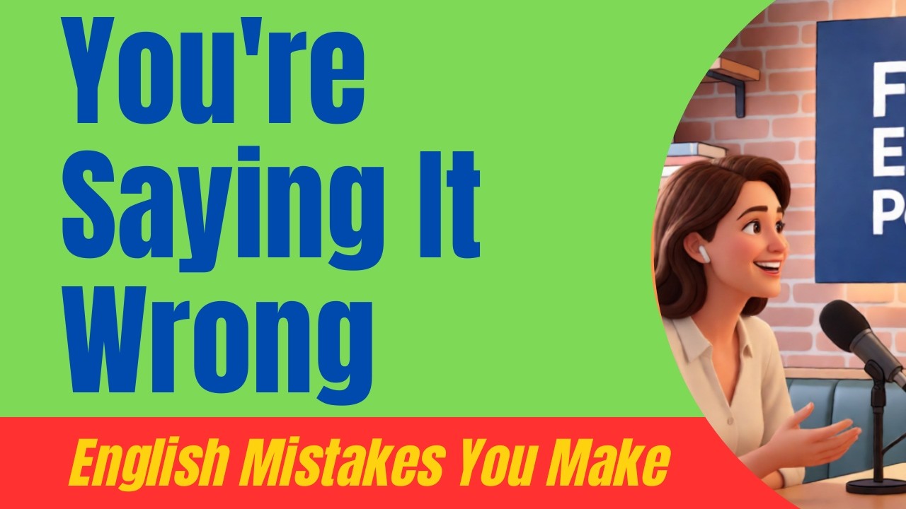 You're Probably Making This English Mistake Right Now! - Fluent English Podcast
