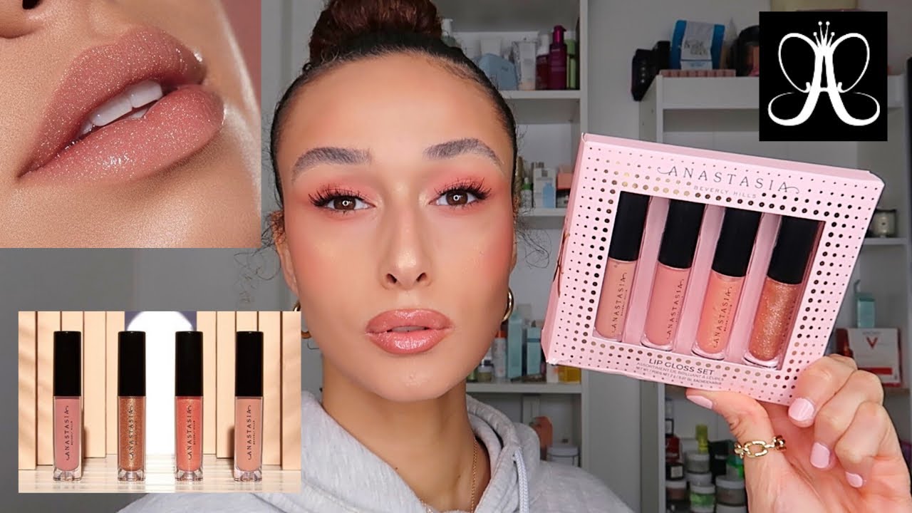NEW Anastasia Beverly Hills Mini Lip gloss Set Spring 2020!| Swatches & Review
