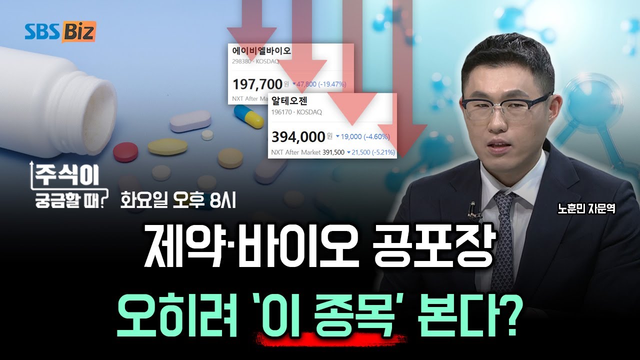 [주식이 궁금할 때] 급락하는 제약·바이오, 지금은 피해야 할 때일까?