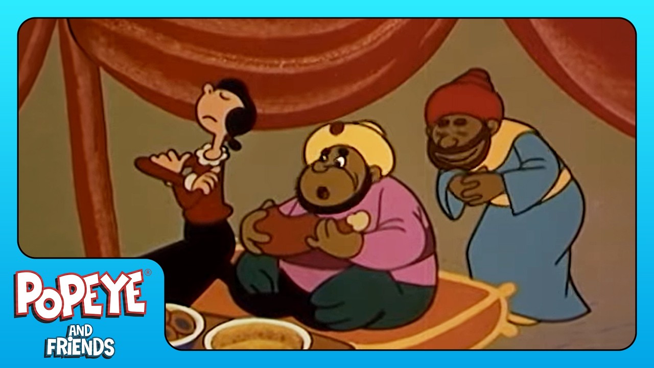 Classic Popeye: Insultin the Sultan