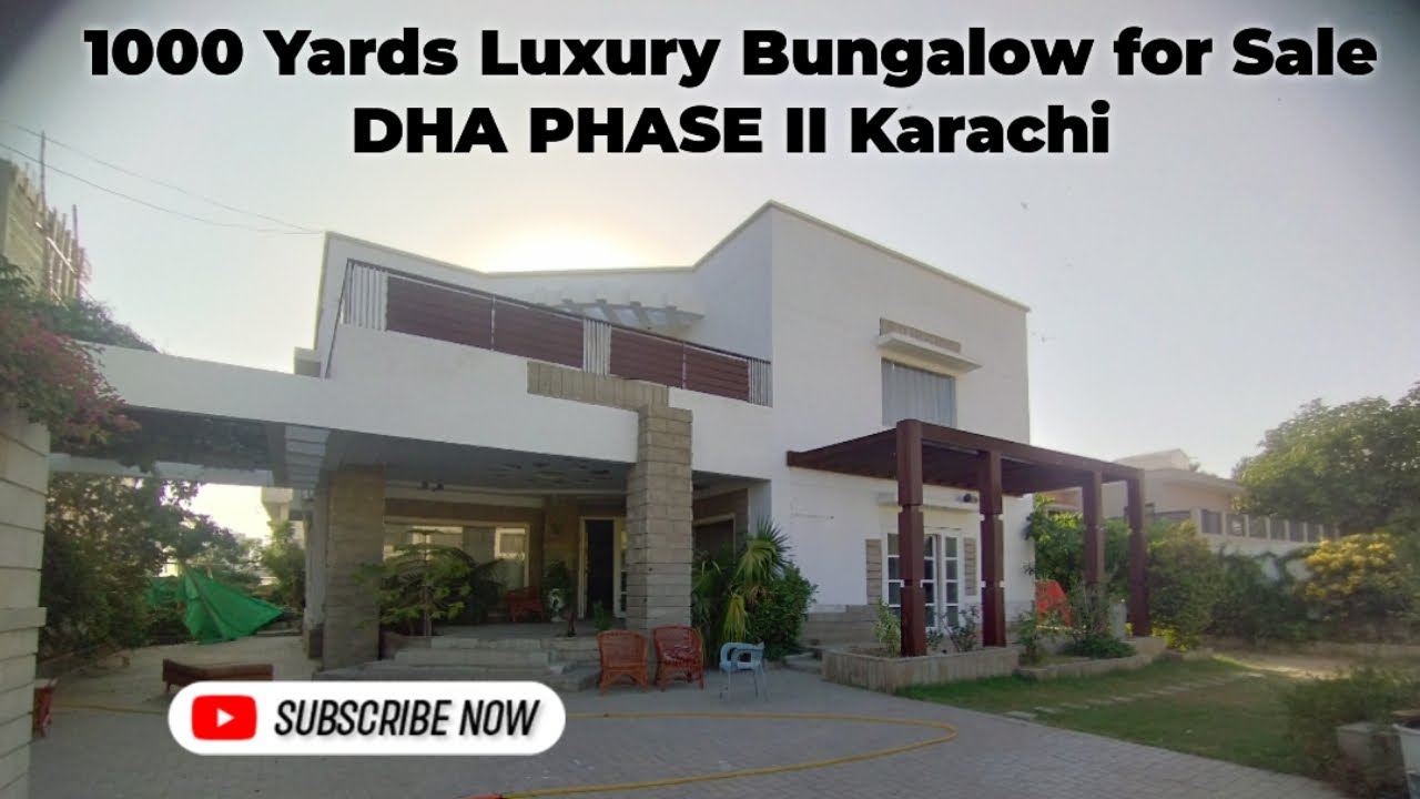1000 Yards LUXURY Bungalow for Sale at DHA Phase 2 for Visit Call Farrukh 0315-8594460