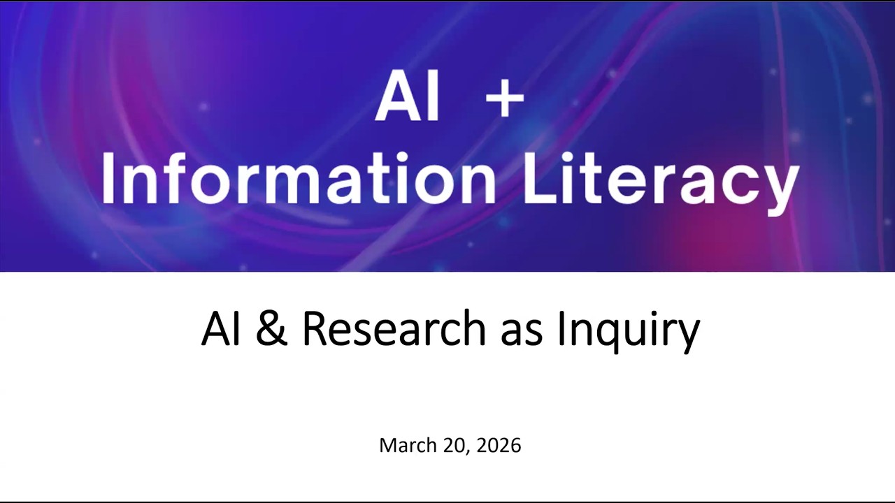AI and Research as Inquiry