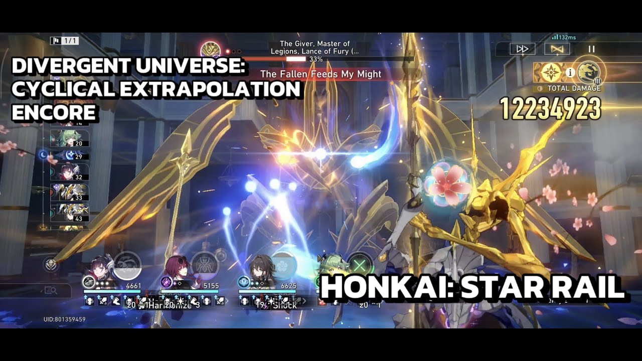 [Honkai: Star Rail Cyclical Extrapolation] Encore - Difficulty V - Torturous TP6 / V6