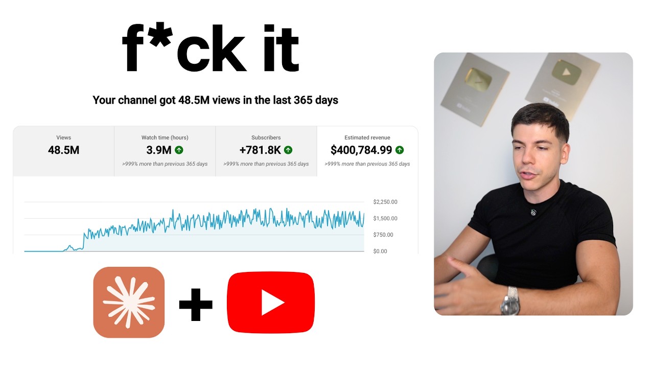 $400,784.99 from 1 faceless channel w/ Claude AI (just copy me)