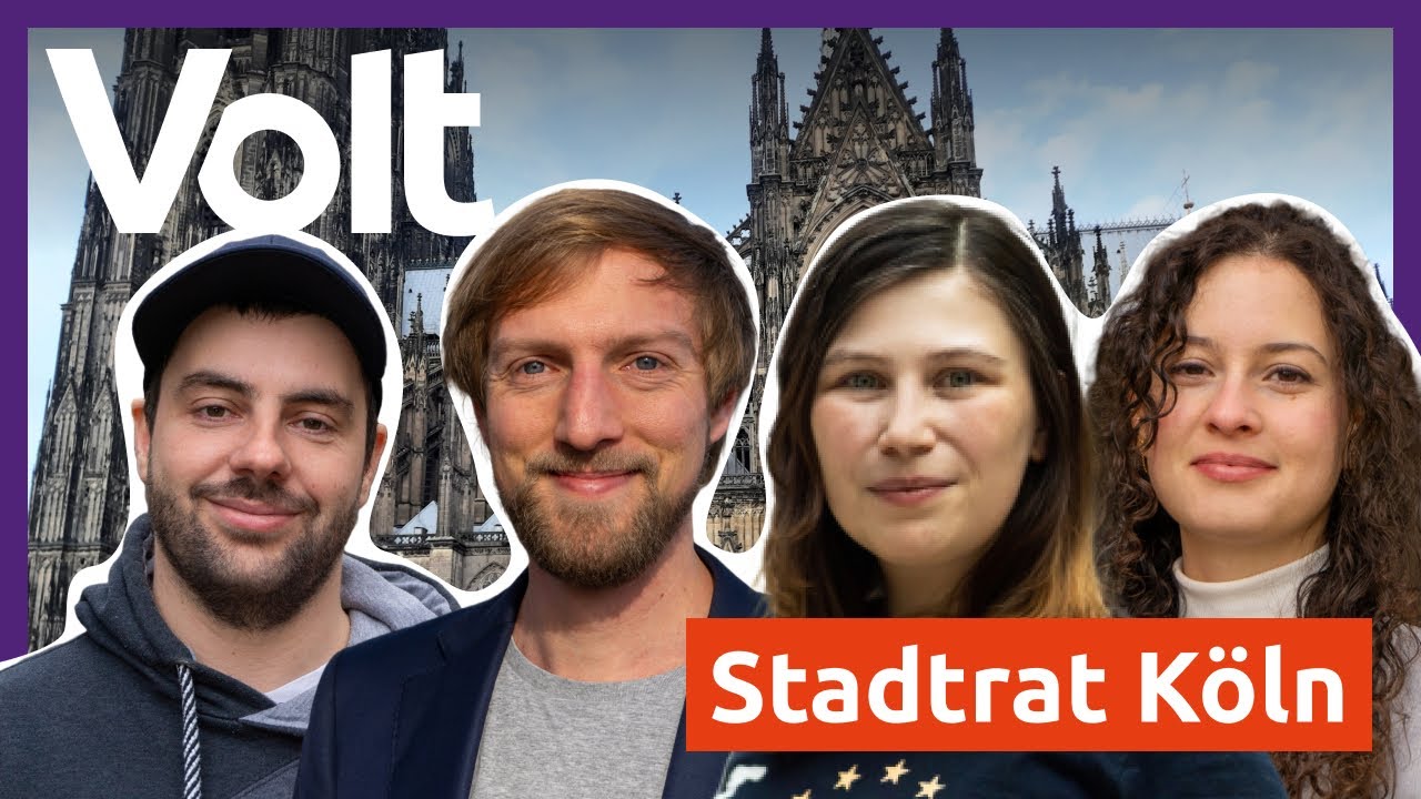 Was macht Volt vor Ort? Mit der Kölner Volt Fraktion