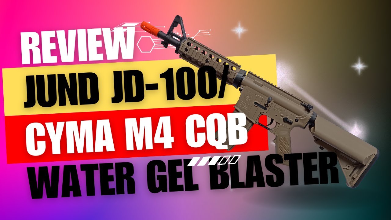 Review Water Gel Blaster JUND JD-100 M4 CQB