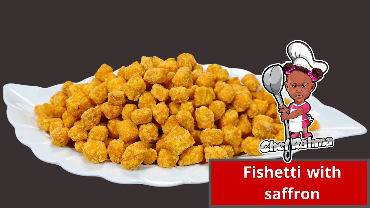 Fishetti with saffron