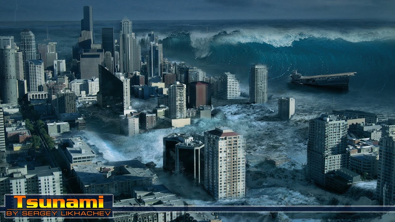 Tsunami Apocalypse / Цунами. Апокалипсис - SpeedArt Photoshop CS6 by BATKYA