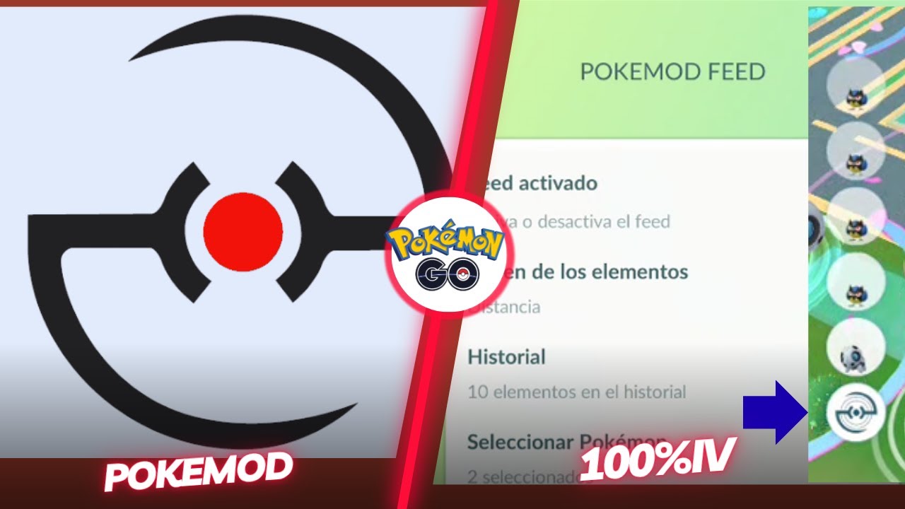 🚨Nuevo Radar En POKEMOD🚨Llega los FEEDS busca tus Pokémon 100IV fácil y rápido Pokémon Go