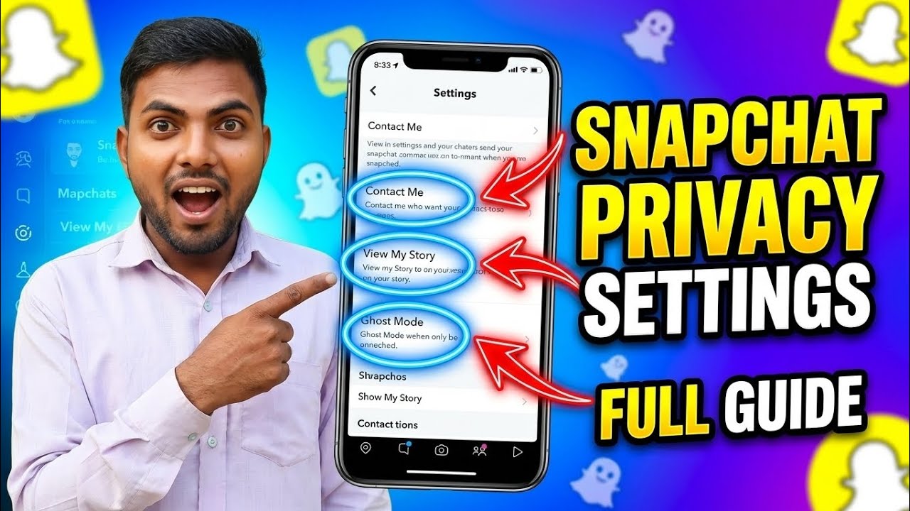 Snapchat Privacy Settings Full Guide 2026 | Snapchat Par Privacy Kaise Set Kare 