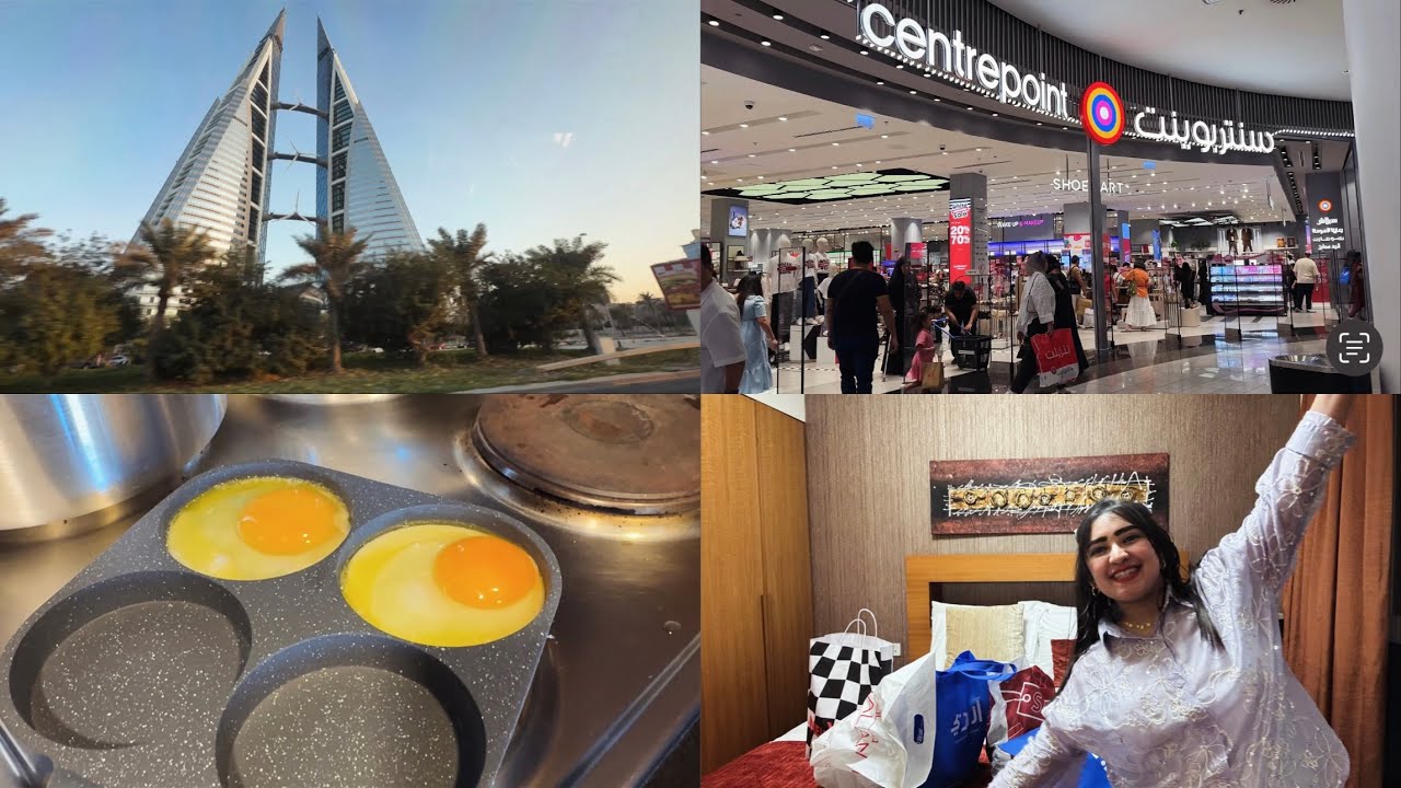 What I Did on My Bahrain Vacation 🌴 | Coffee, Beach Dinner & Huge Shopping Haul