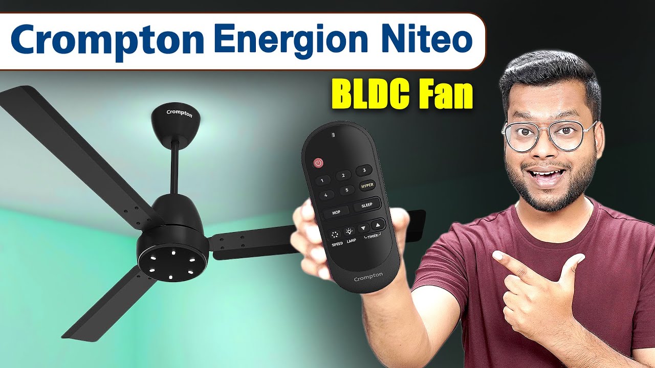 Crompton Energion Niteo 1200 mm BLDC Ceiling Fan Unboxing and Review | Best Ceiling Fan