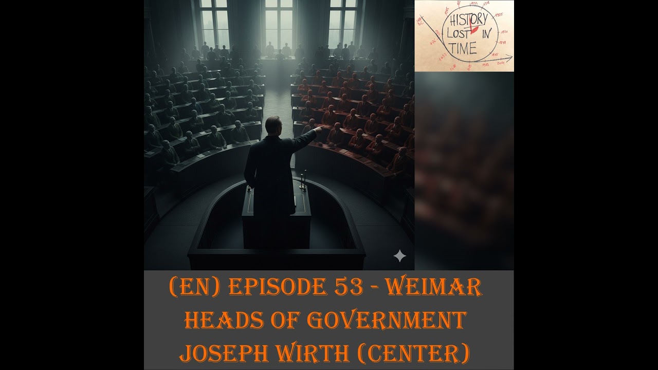 (EN) Episode 53 - Weimar heads of government - Joseph Wirth (center party)