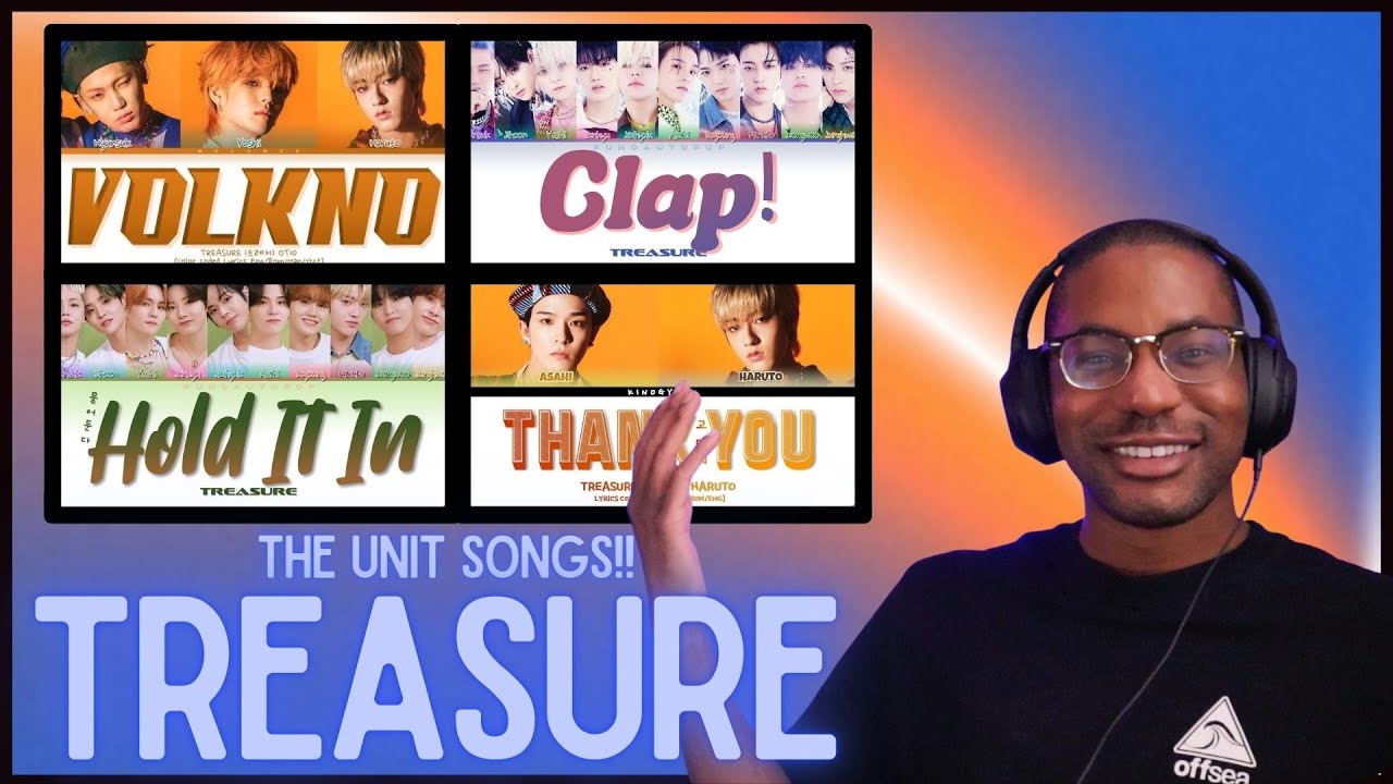 TREASURE | 'VolKno', 'CLAP!', 'THANK YOU', 'HOLD IT IN' REACTION | The unit songs though!