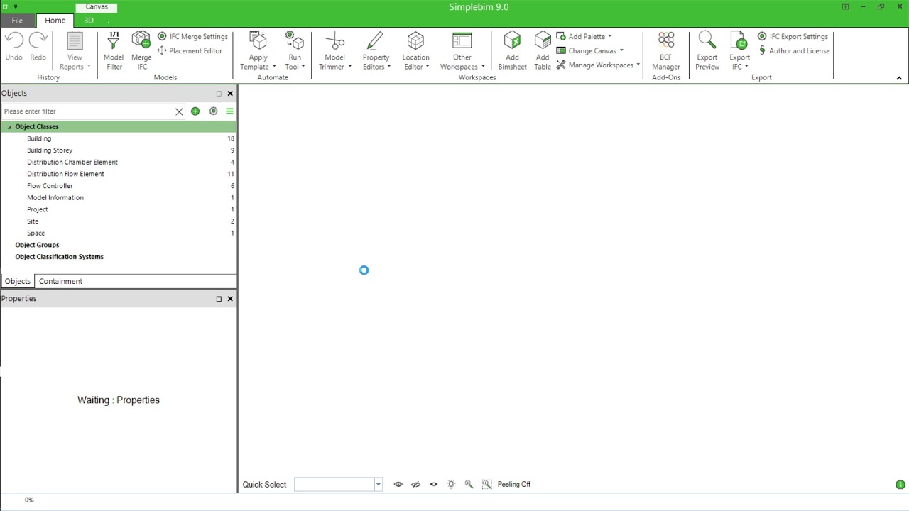 How to use SimpleBIM to check a Element Plan