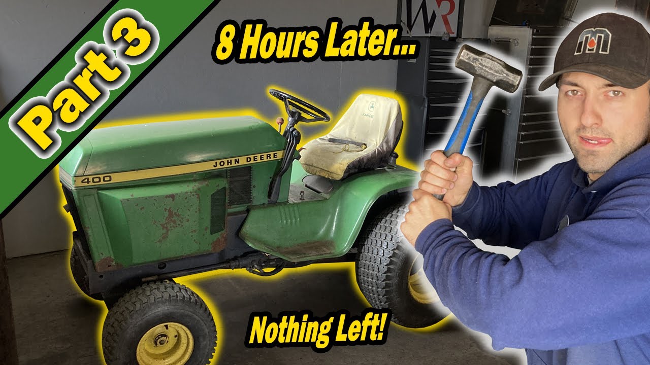 Разборка John Deere 400!