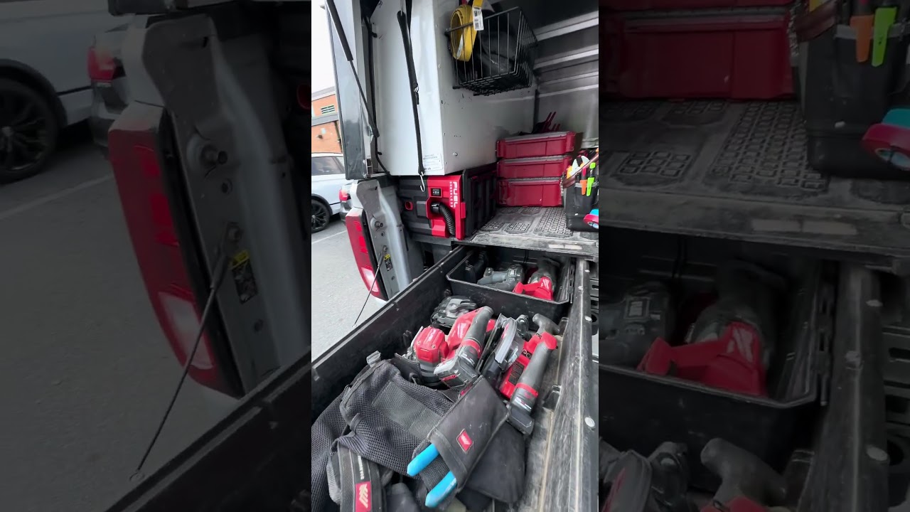 Как выглядит ваш грузовик?⚡️ #milwaukeepowertools #powertools #worktruck #setup