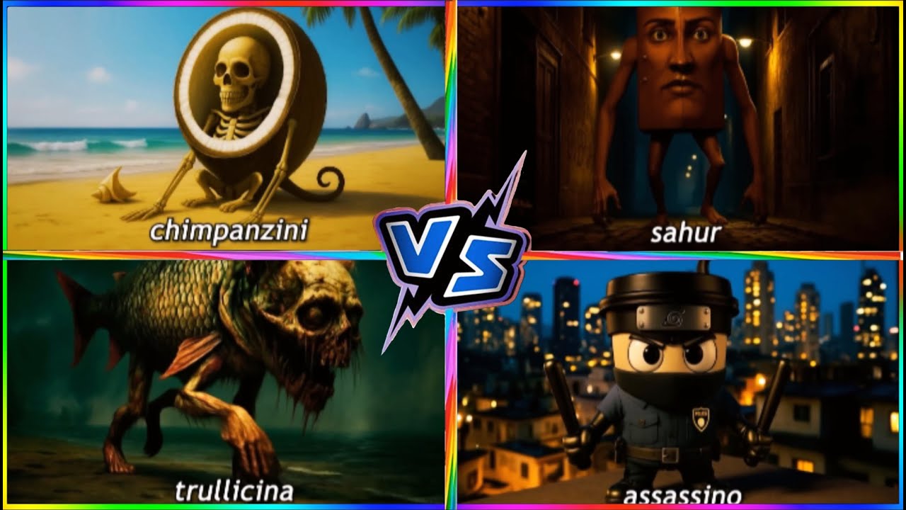 BRAINROT ZONOMALY 🆚 ZOMBIES 🆚 SAHUR 🆚ASSASİNO CAPUCİNO  | Part 4