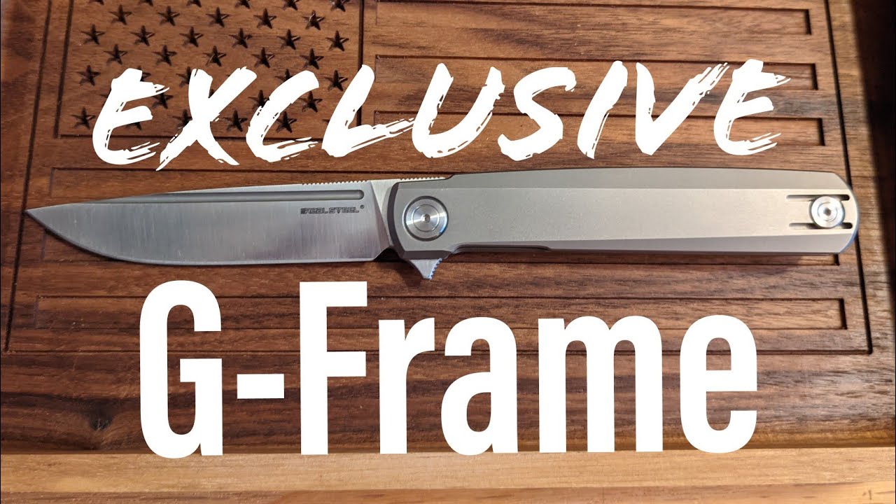 Real Steel G-Frame WMK Exclusive: Review. A Sleek Knife at a great value.