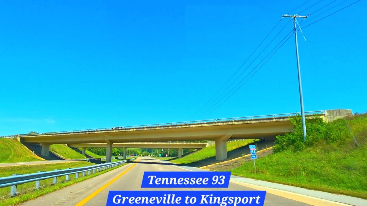 Driving East Tennessee- Route 93 Greeneville to Kingsport