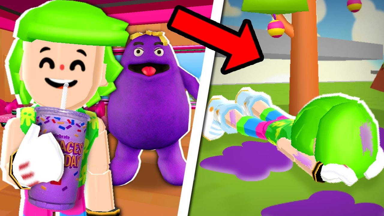 🟣 ESCAPE GRIMACE SHAKE IN PK XD