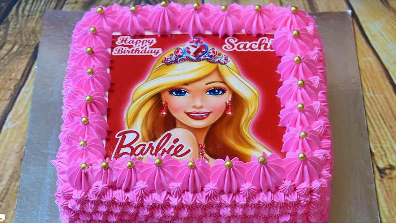 BARBIE TORTE | FOTO KUCHEN REZEPT | LERNEN SIE, BARBIE-KUCHEN ZU MACHEN | EINFACHES KUCHENREZEPT