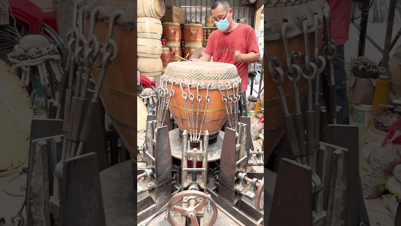 The Art of Traditional Drum Skin Stretching and Tuning