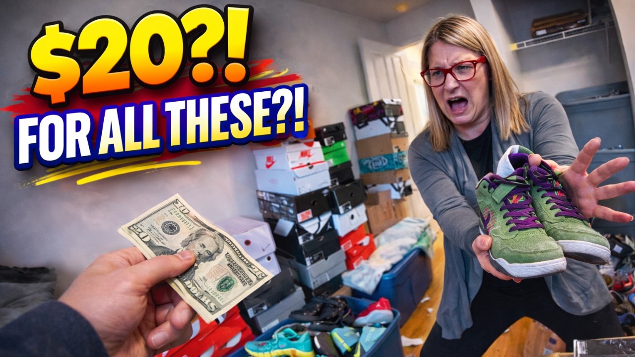 I Found 400+ Sneakers Inside This House!