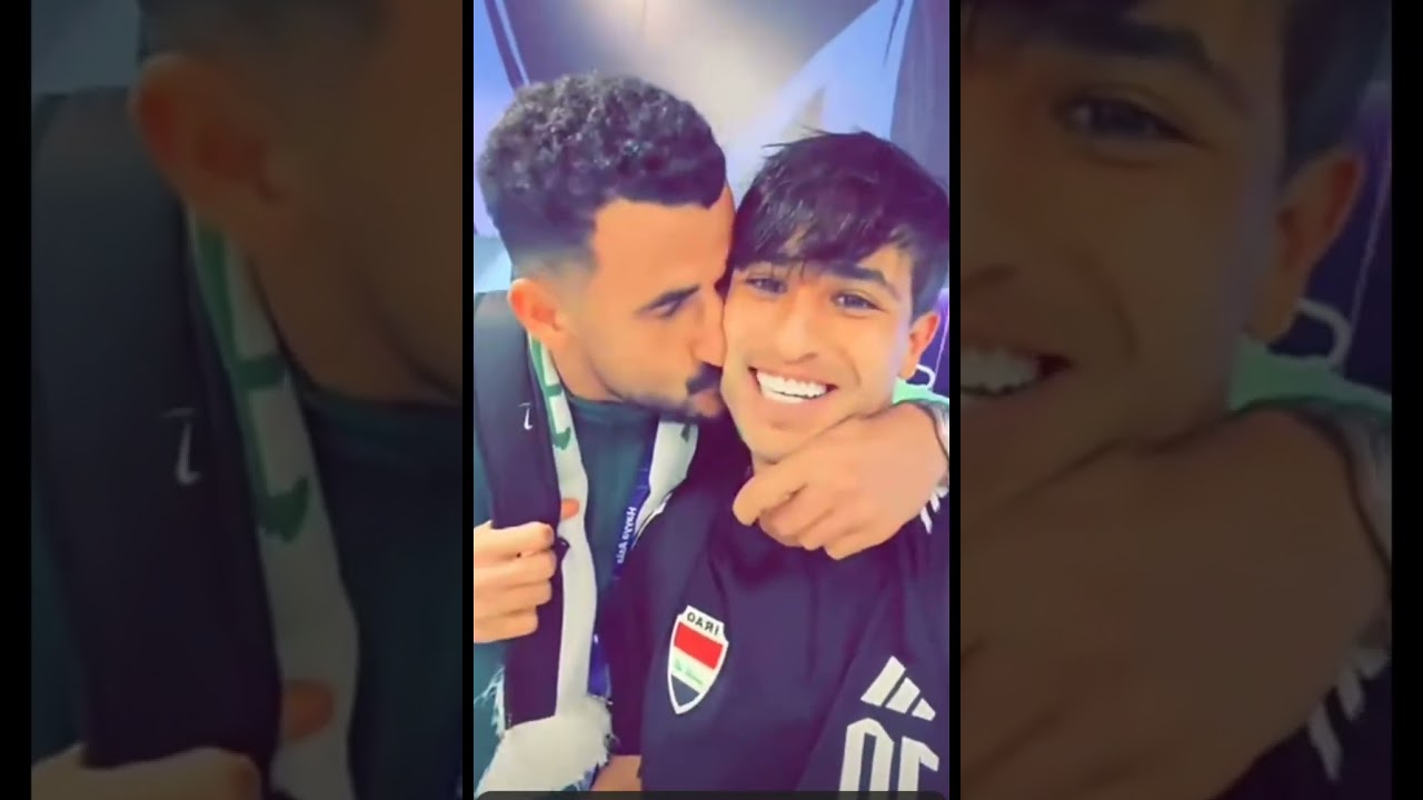 احتفالات لاعبين المنتخب العراقي بعد الفوز التاريخي على اليابان في امم آسيا #كاس_اسيا #العراق