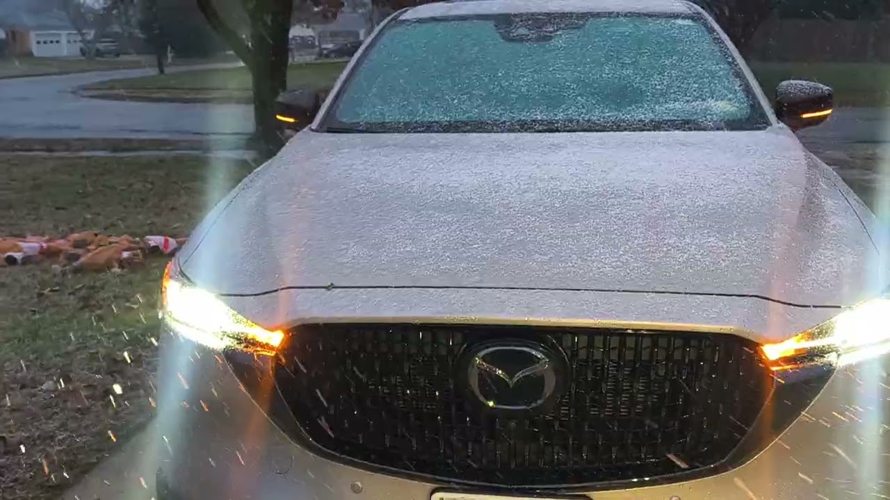2025 Mazda CX-5 snowy cold start