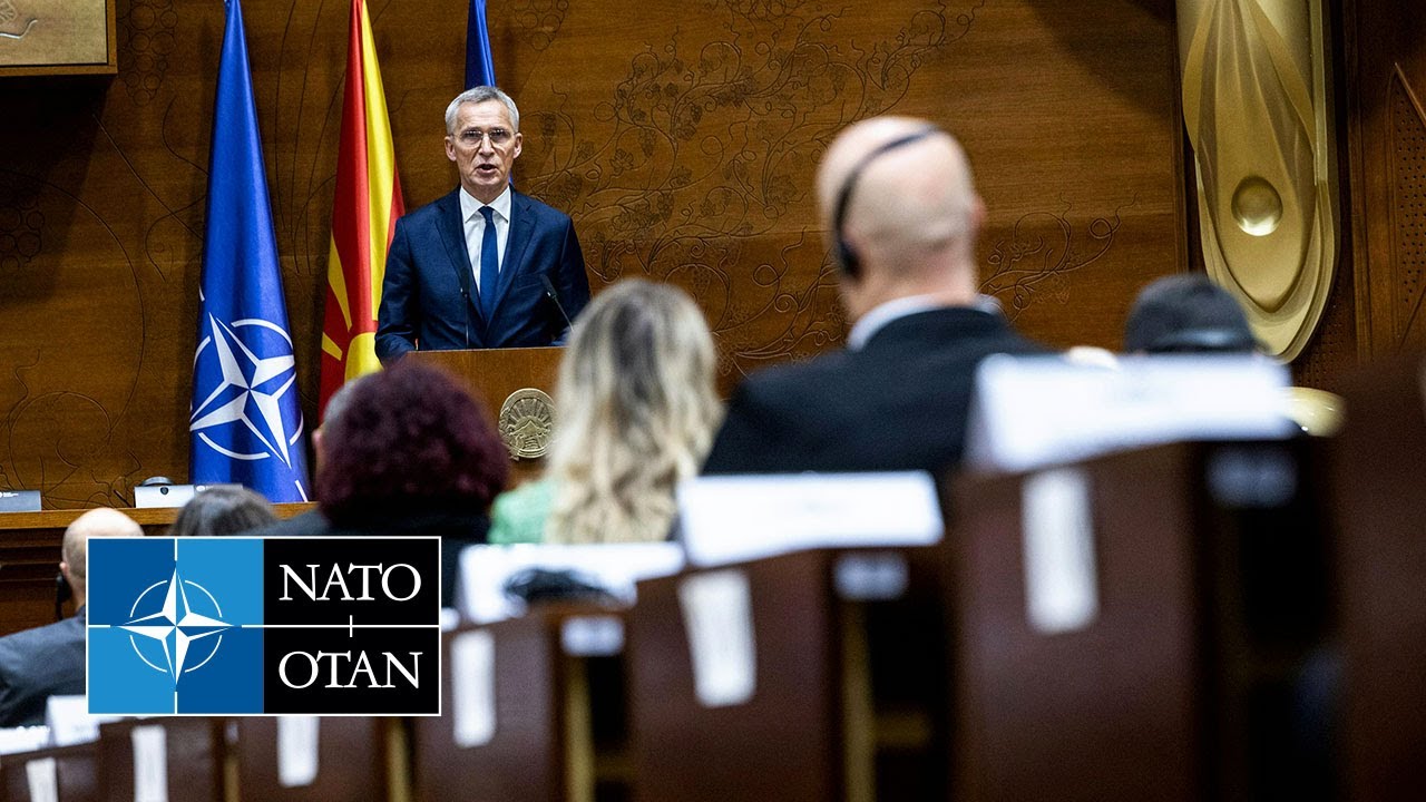 NATO Secretary General at the Assembly of North Macedonia 🇲🇰, 21 NOV 2023