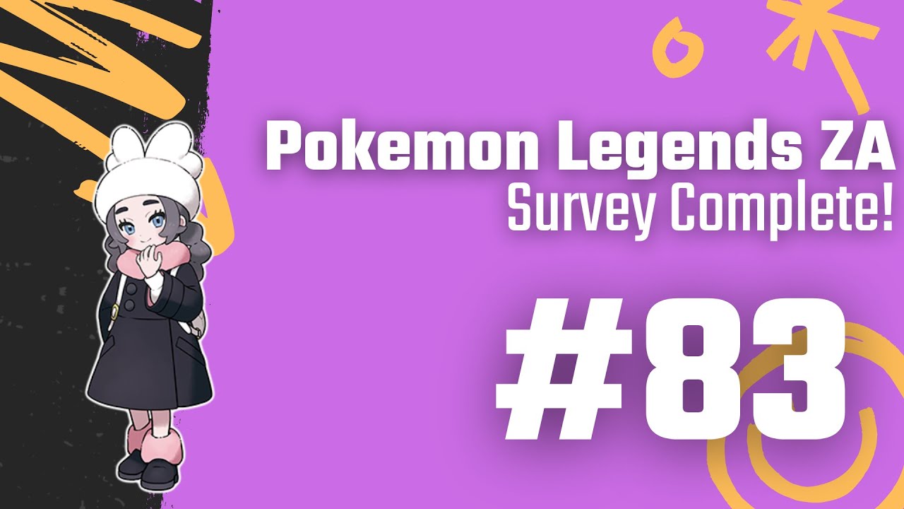 Pokemon Legends Z-A 83 (Mega Dimension DLC): Survey Complete!