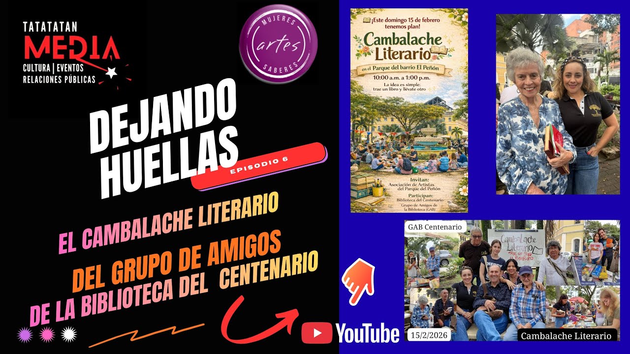 Ep.6 El Cambalache Literario | Los libros se comparten | Grupo de amigos Biblioteca del Centenario 