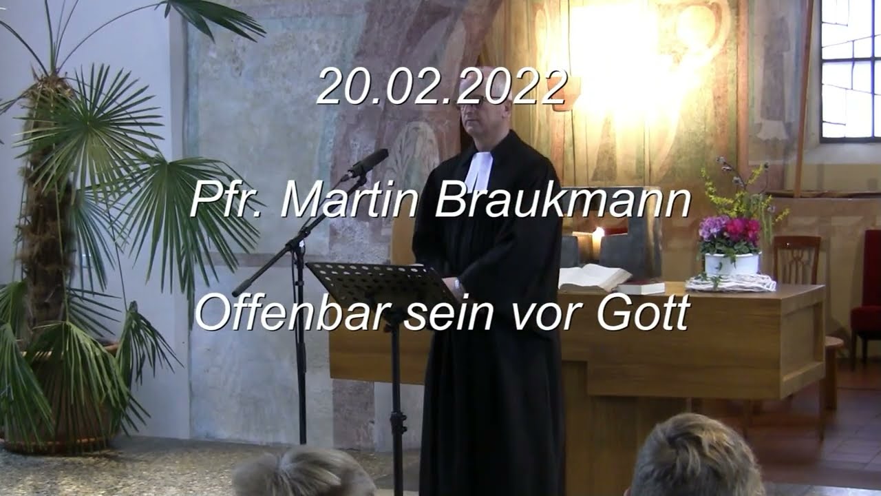 Gottesdienst 20.02.2022