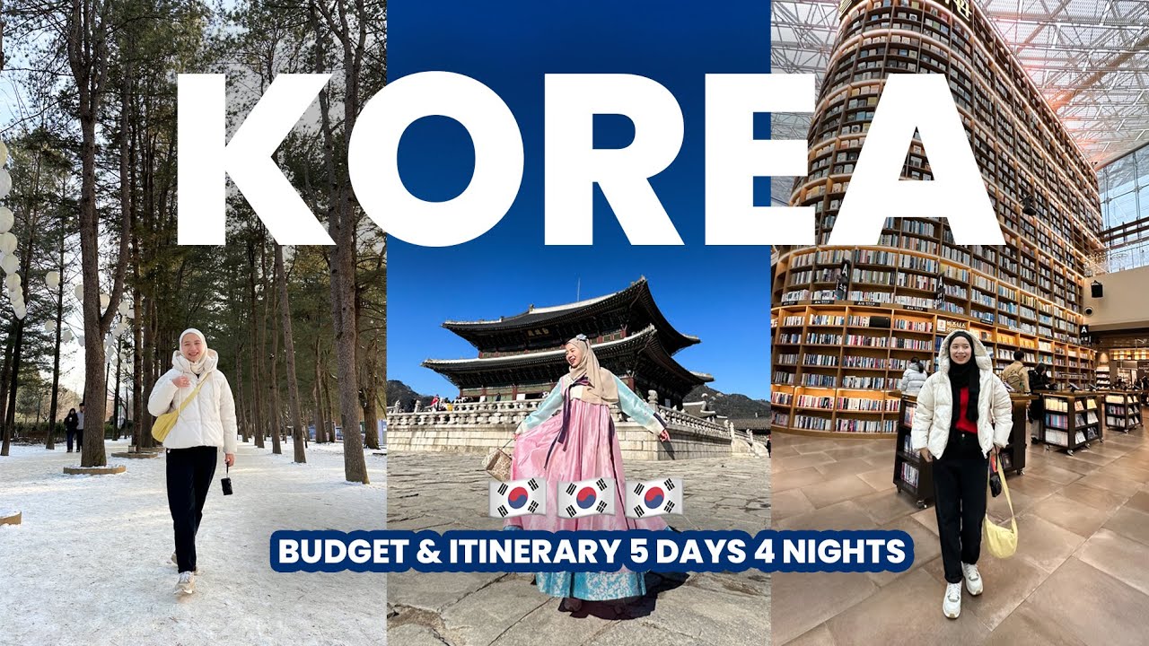 LIBURAN KE KOREA BAWA UANG BERAPA? 🇰🇷 SPILL BUDGET & ITINERARY FIRST WINTER TRIP 🥶