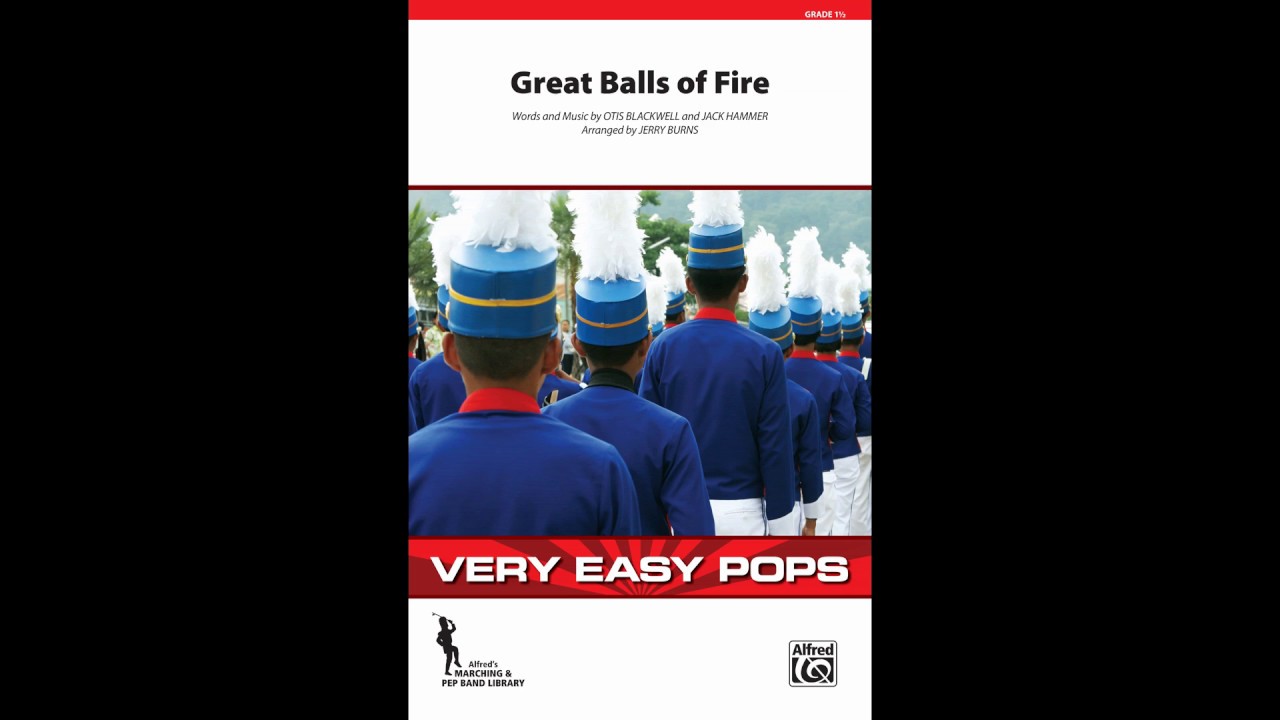 Great Balls of Fire, arr. Jerry Burns – Score & Sound
